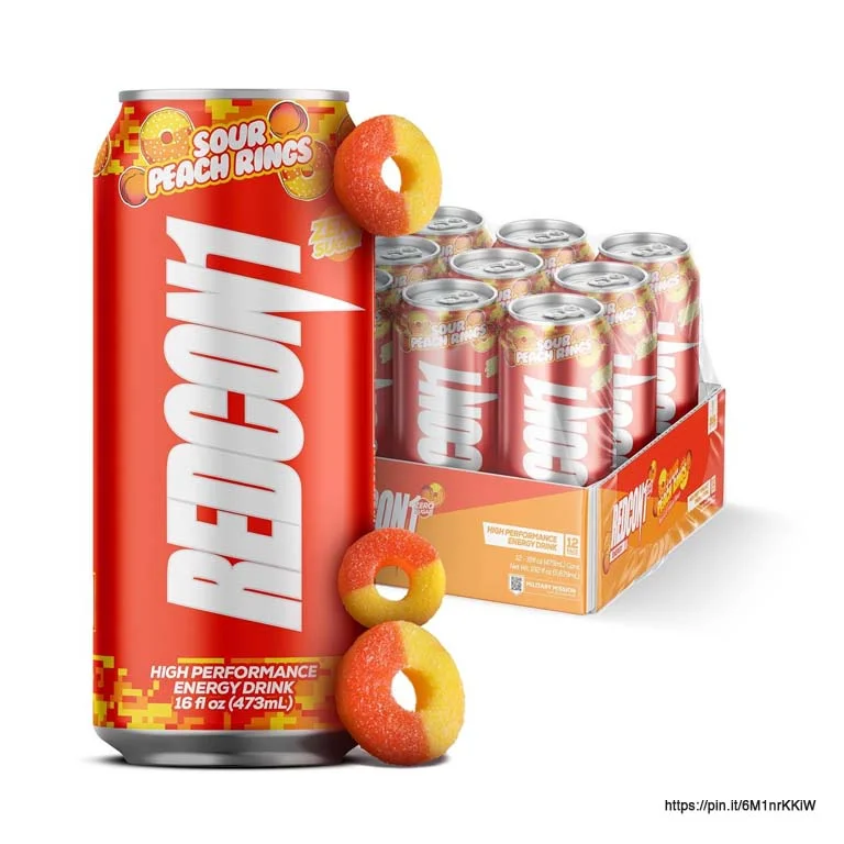 Brain health nootropic drink label design with clean supplement packaging layout