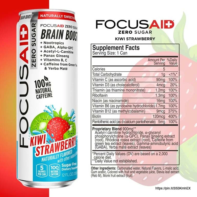 Modern nootropic drink packaging design that builds trust and product credibility