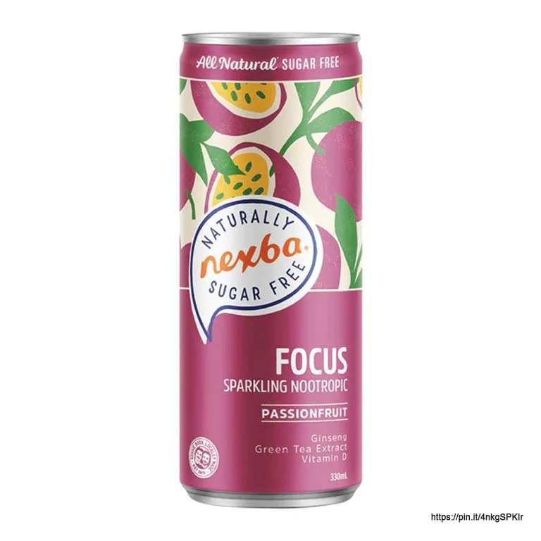 Functional beverage nootropic packaging design created to influence purchase decisions