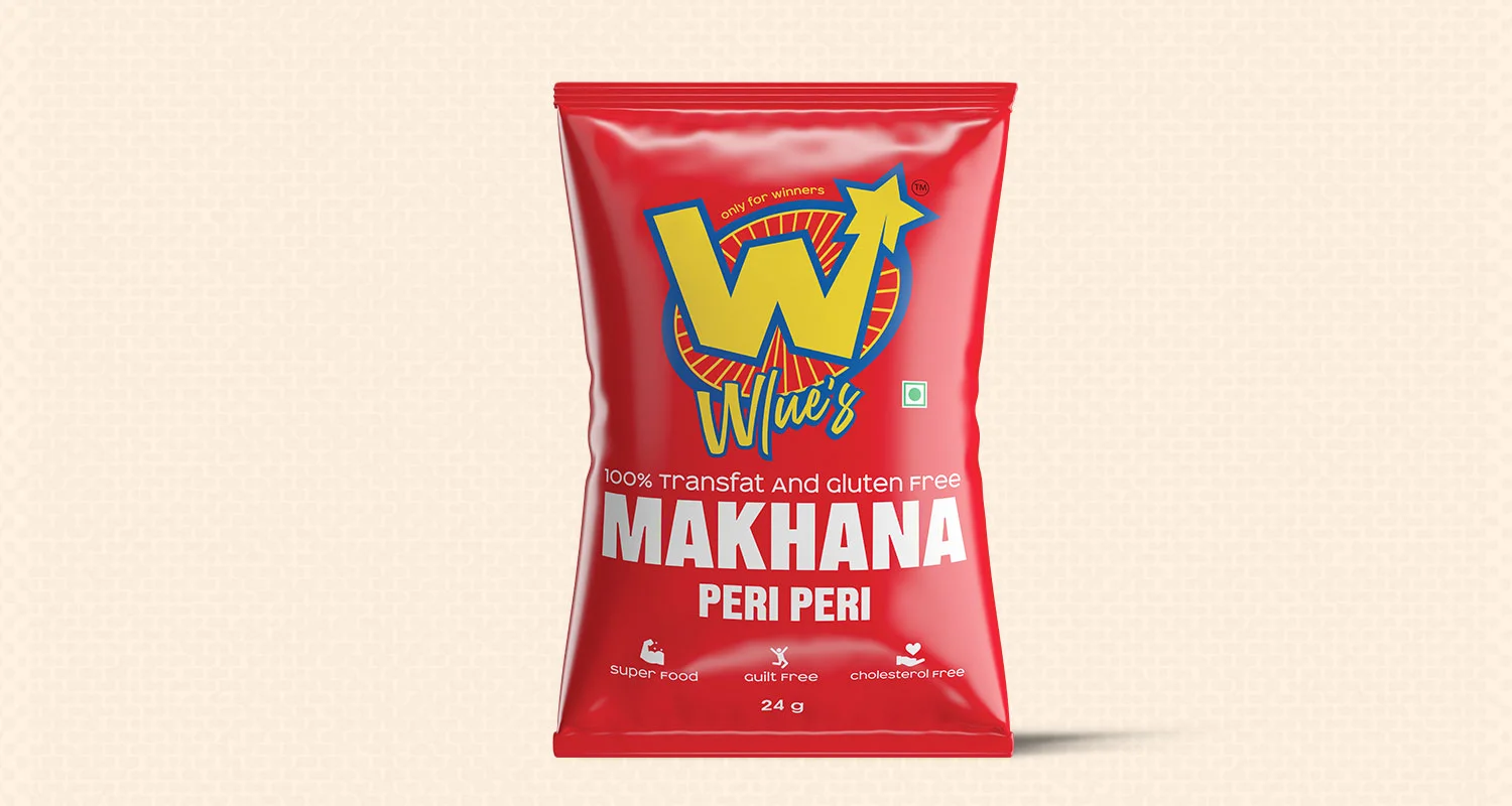 Wlue’s Makhana Packaging Design